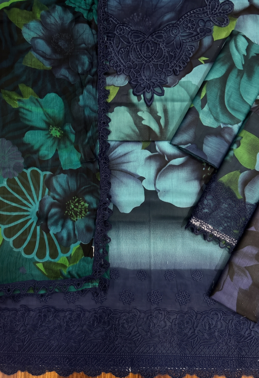 BAROQUE 3PC CHIFFON DOPATTA