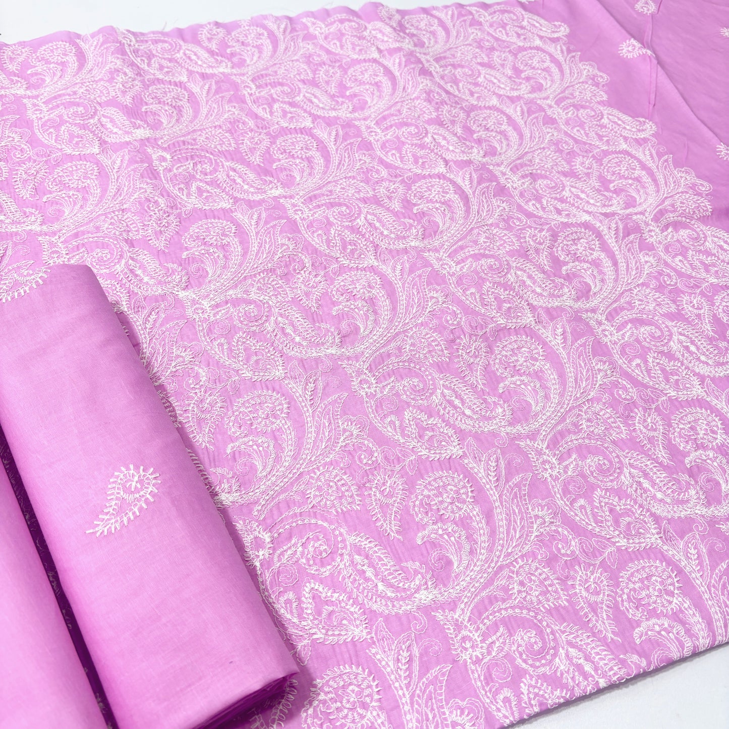 2 PIECE - EMBROIDERED LAWN SUIT SCV1-1714