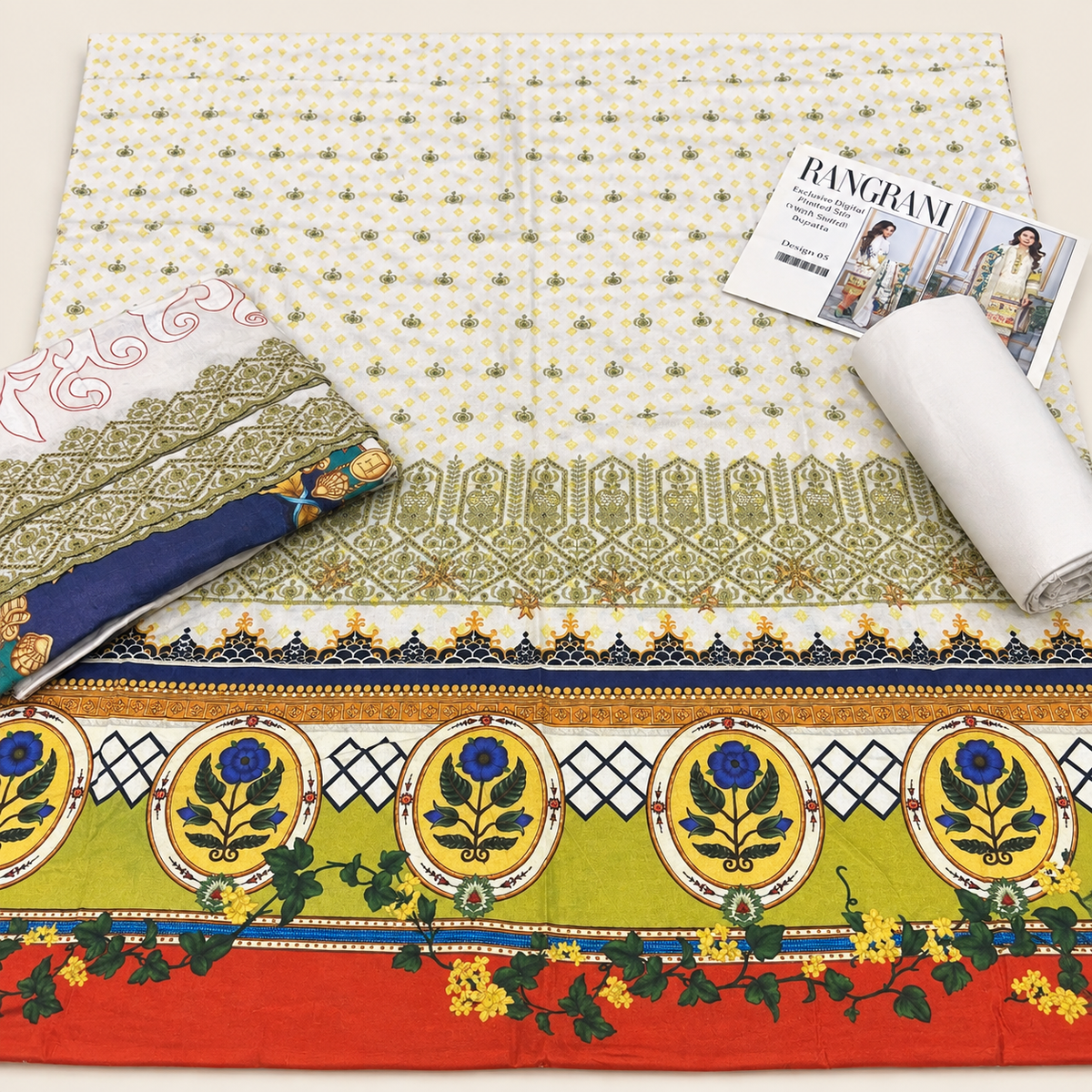 Rangrani Wool khaddar embroidered 3pc