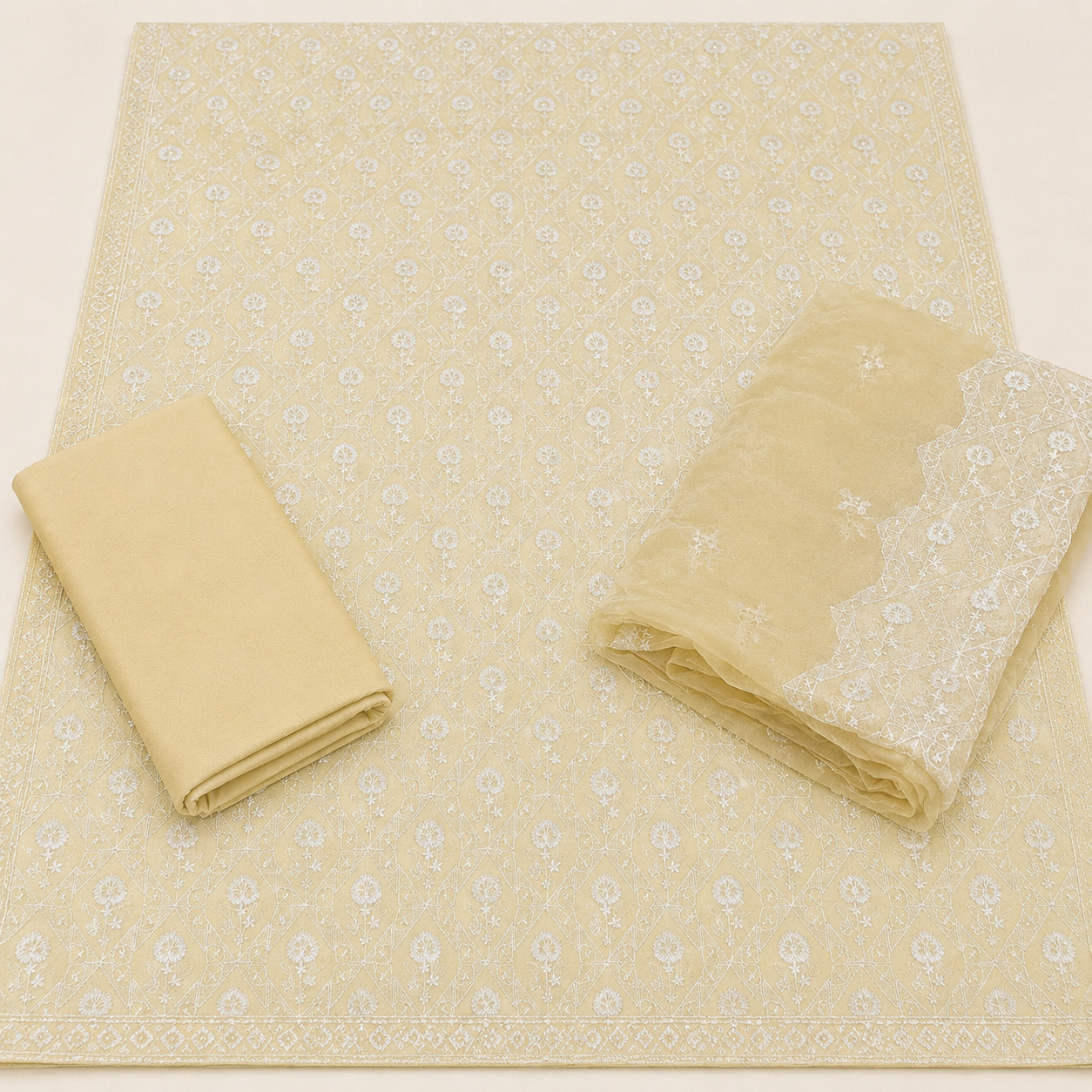 Bareeze lawn embroidered 3pc