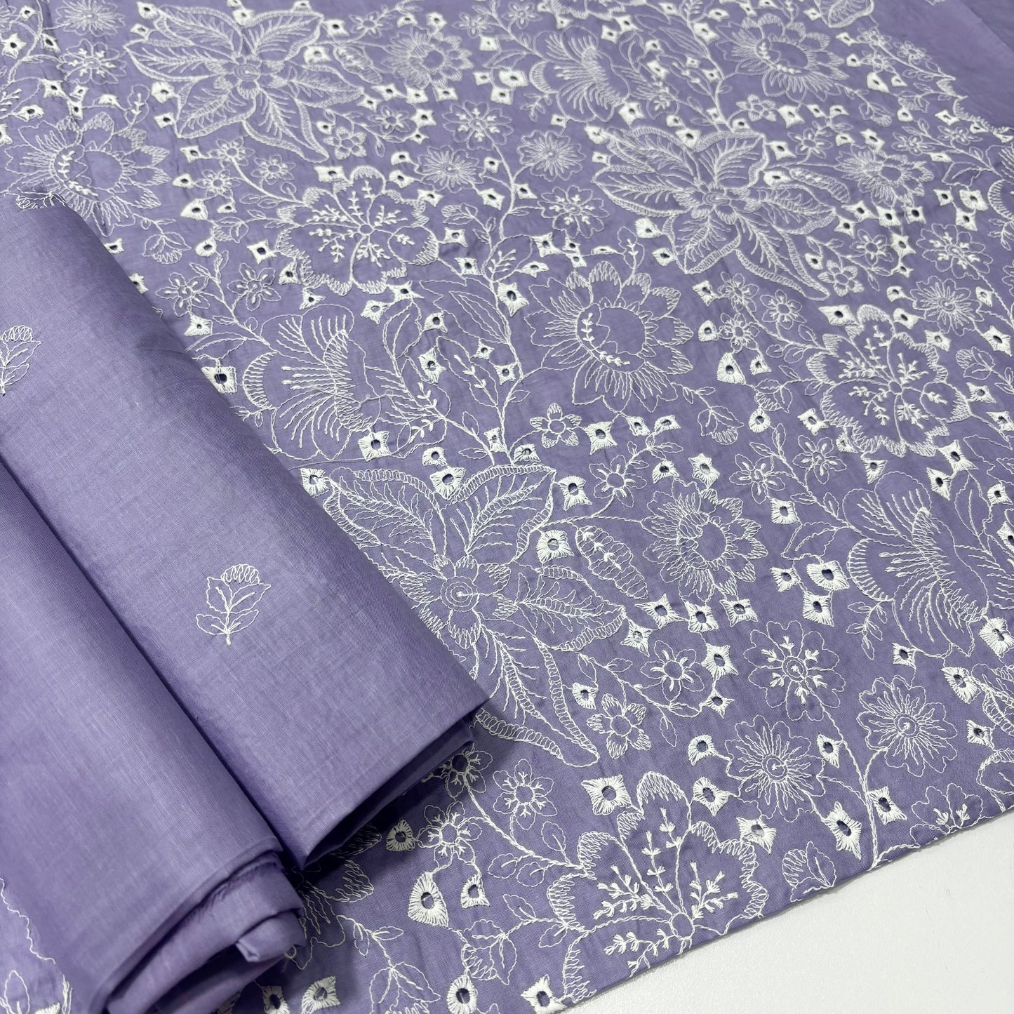 2 PIECE - EMBROIDERED LAWN SUIT SCV1-1681