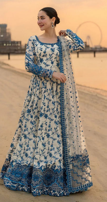 MARIA B LUXURY LAWN 3PC CHIFFON DOPATTA