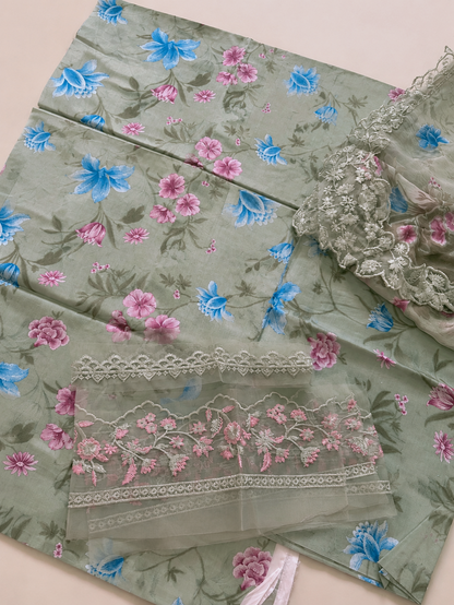 CROSS STITCH LUXURY LAWN 3PC CHIFFON DOPATTA