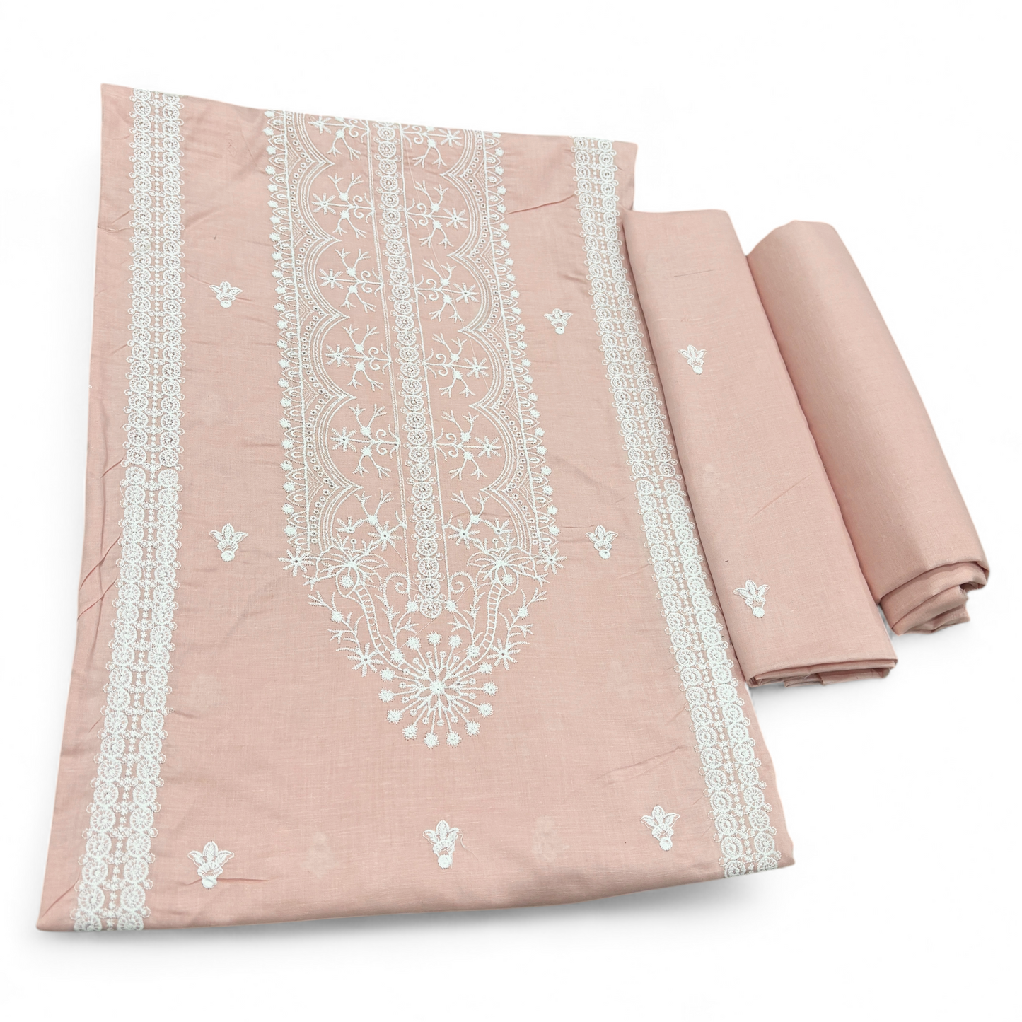 2 PIECE - EMBROIDERED LAWN SUIT SCV1-1690