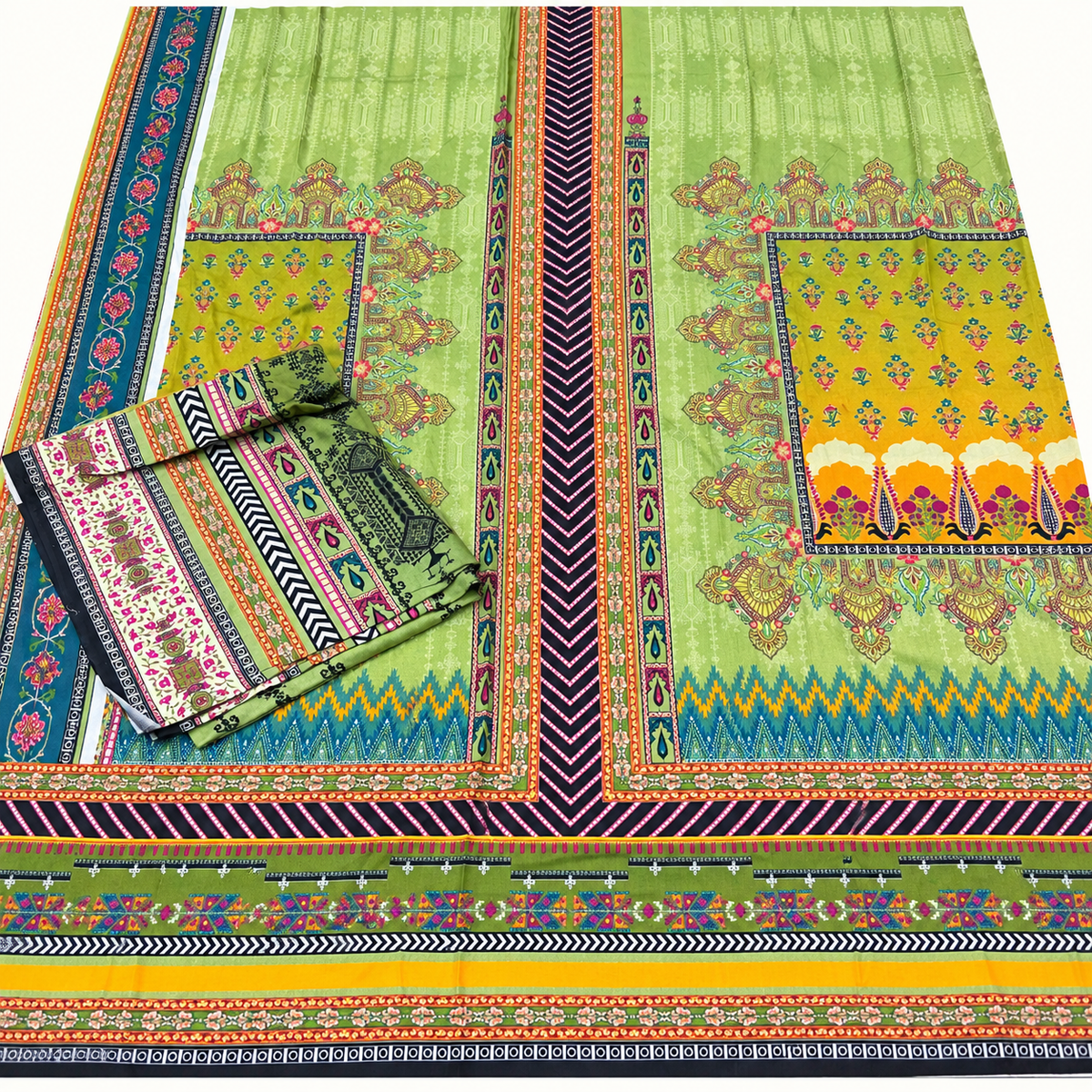Linen printed 2pc