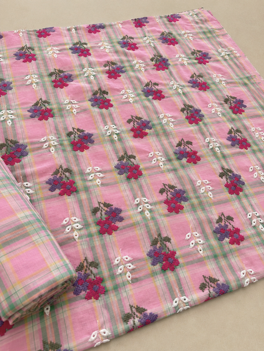 2 PIECE - PRINTED EMBROIDERED LAWN SUIT SCV2-243