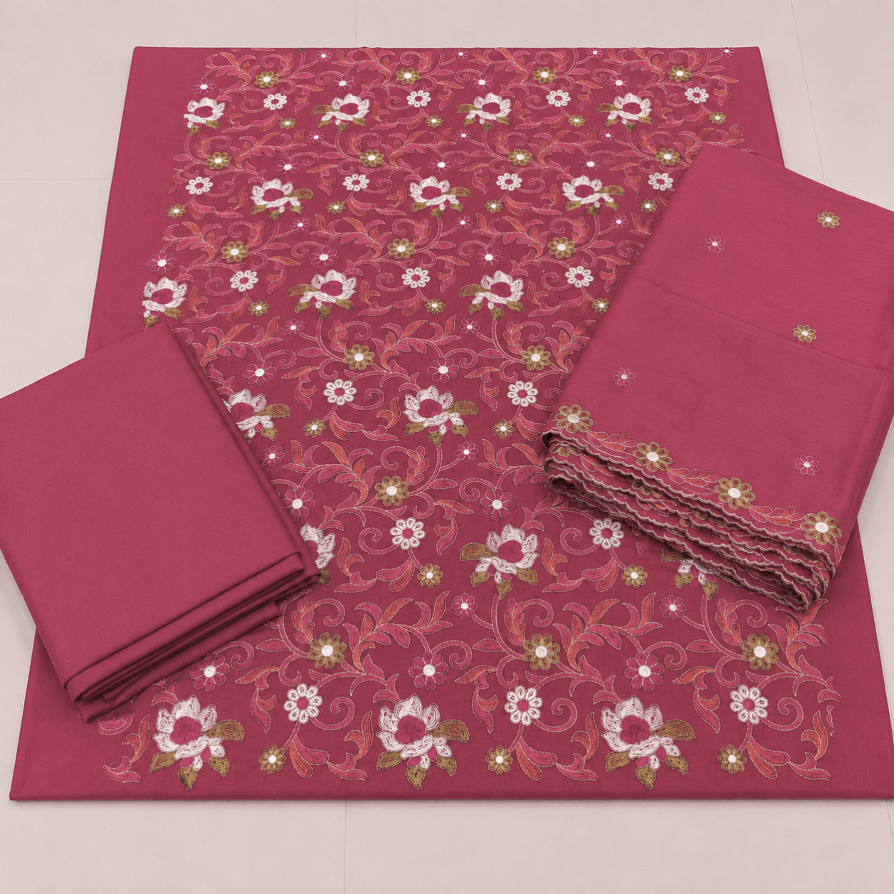 Bareeze marina embroidered 3pc