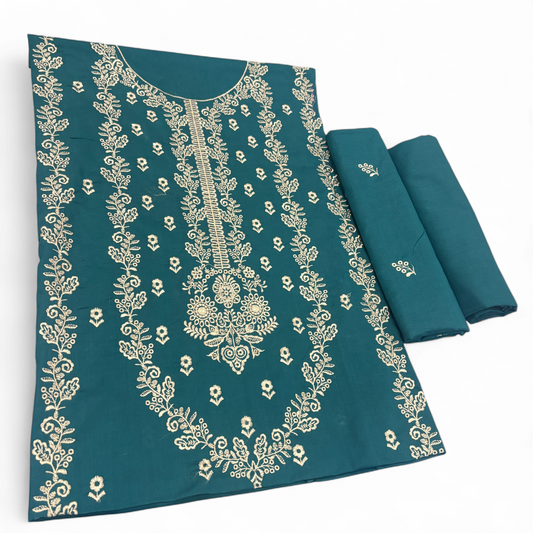2 PIECE - EMBROIDERED LAWN SUIT SCV1-1724