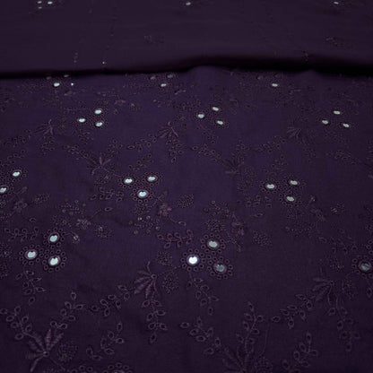 Deep Purple women's unstitched Karandi embroidered 3-piece suit TZAJ-288 by TANIAZE