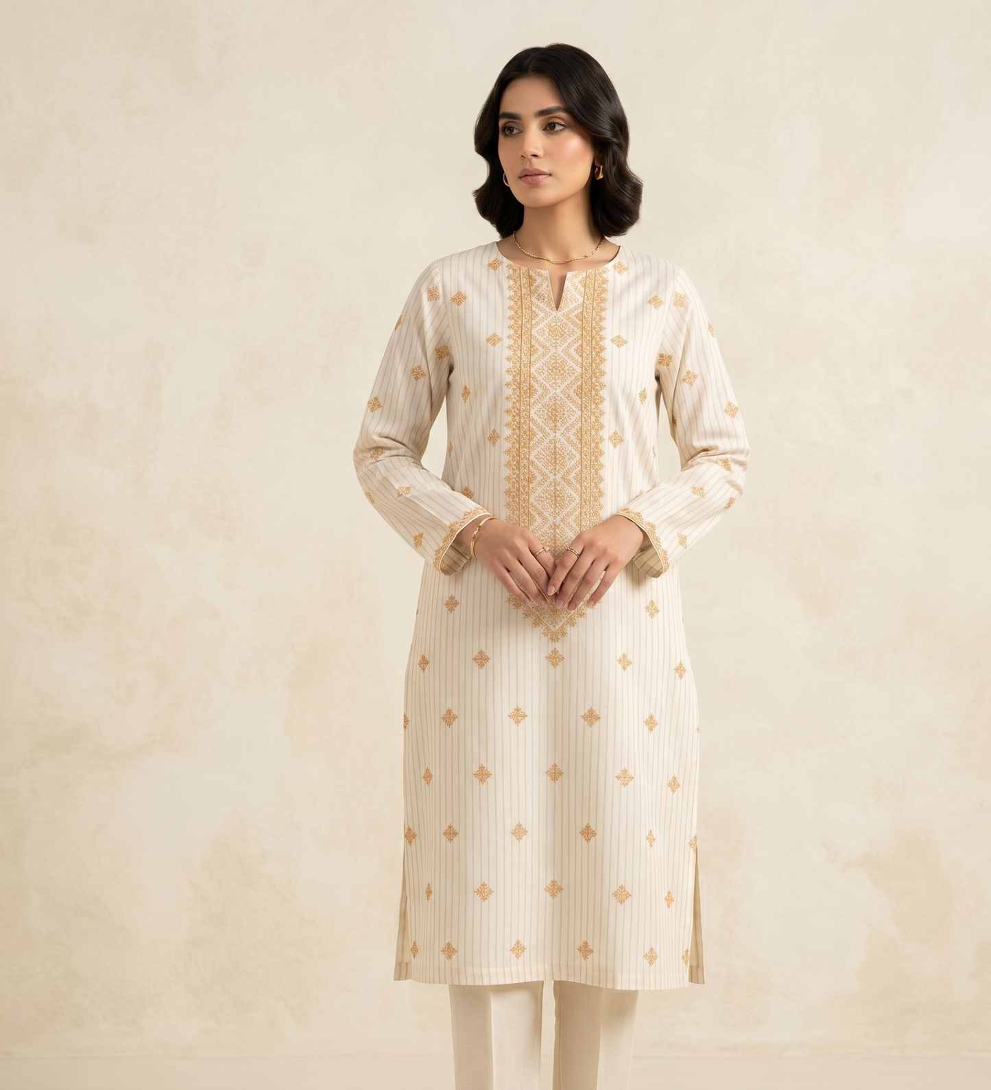 2 PIECE - LUXURY EMBROIDERED LAWN SUIT SCV2-225