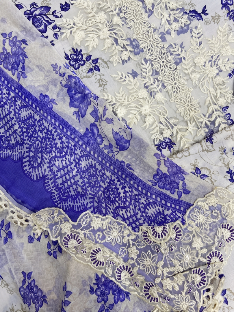 AIK 3PC CHIFFON DOPATTA