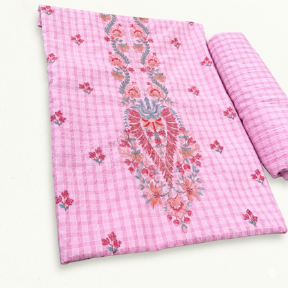 2 PIECE - PRINTED EMBROIDERED LAWN SUIT SCV2-209