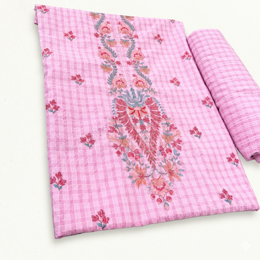 2 PIECE - PRINTED EMBROIDERED LAWN SUIT SCV2-209