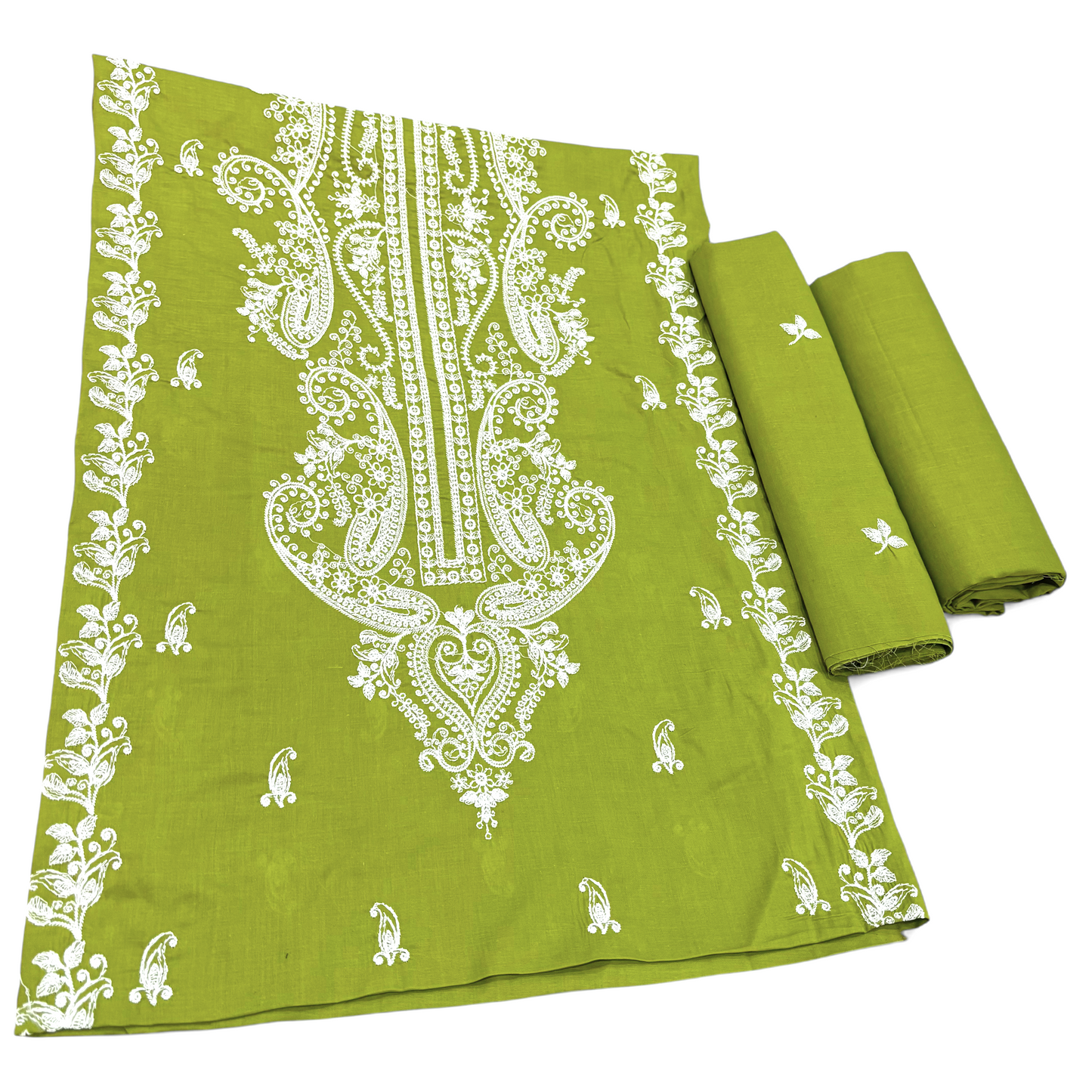 2 PIECE - EMBROIDERED LAWN SUIT SCV1-1637