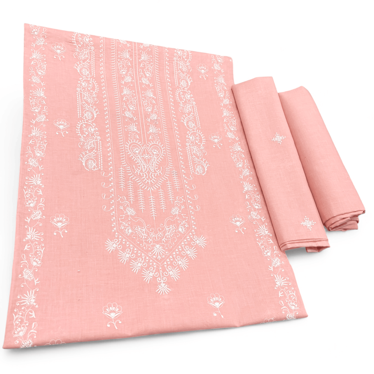 2 PIECE - EMBROIDERED LAWN SUIT SCV1-1727