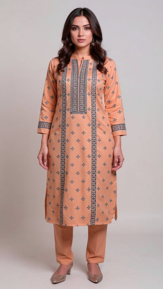 KARANDI EMBROIDERED 2-PIECE WKU-153