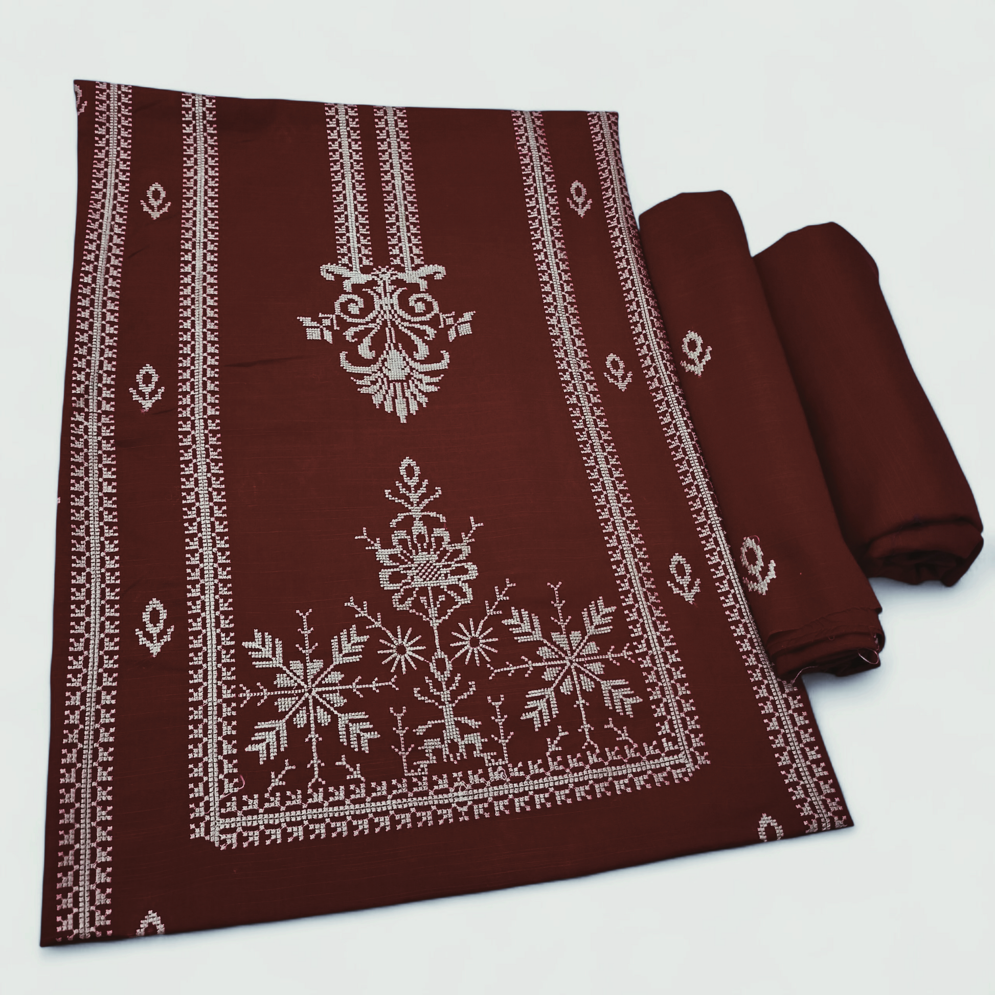 KHADDAR EMBROIDERED 2PC - TANIAZE