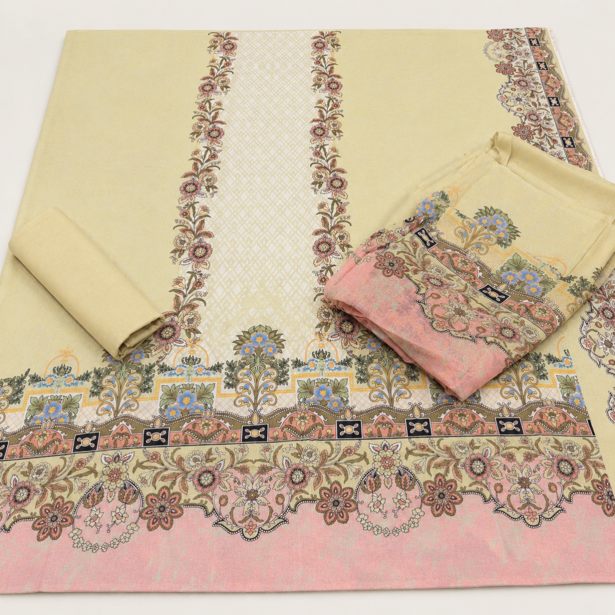 Bareeze lawn printed 3pc