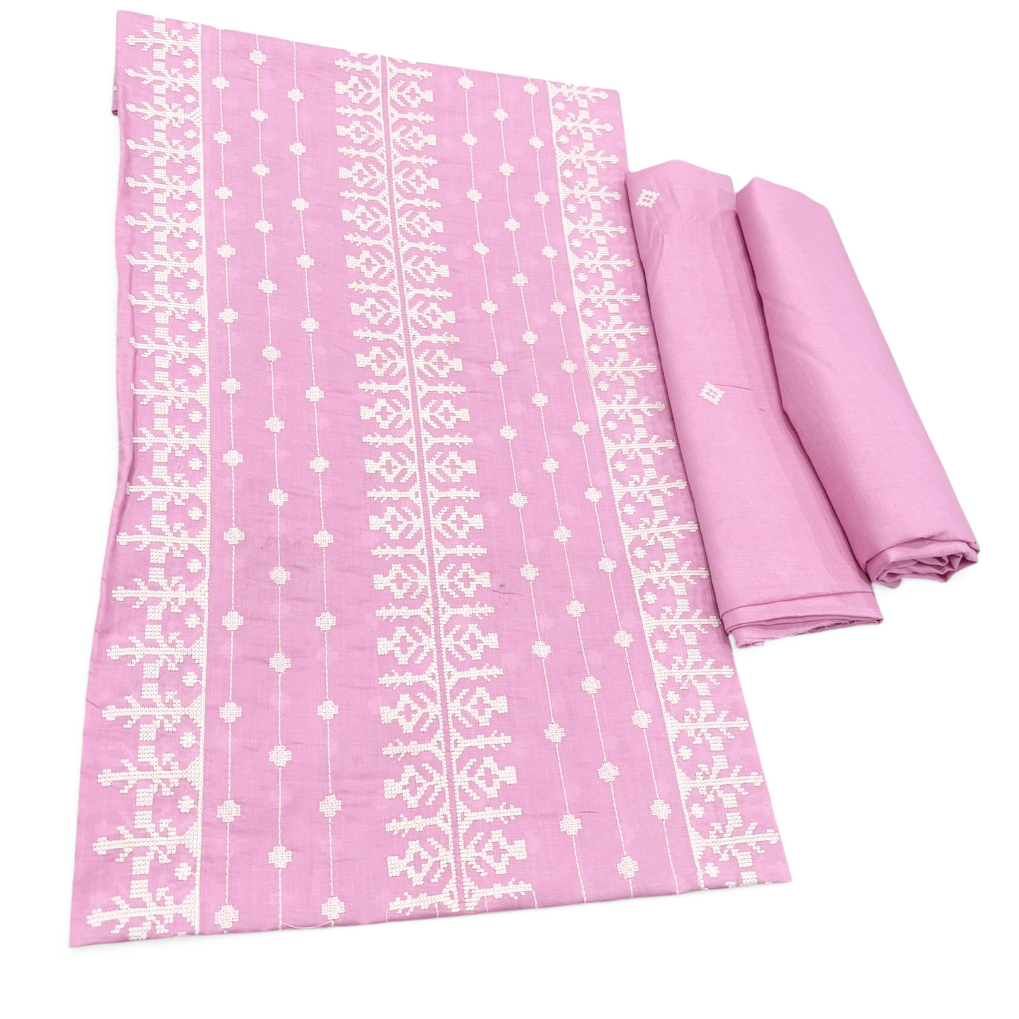 2 PIECE - EMBROIDERED LAWN SUIT SCV1-1704