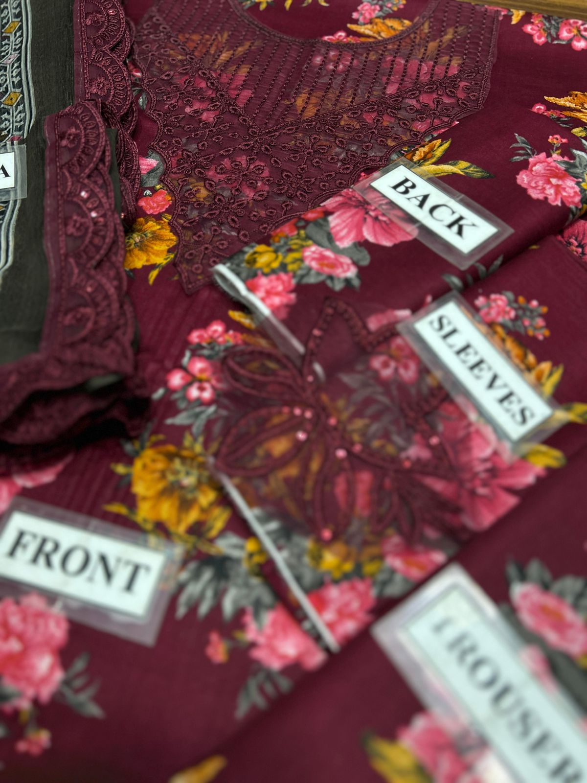 IZNIK 3PC CHIFFON DOPATTA
