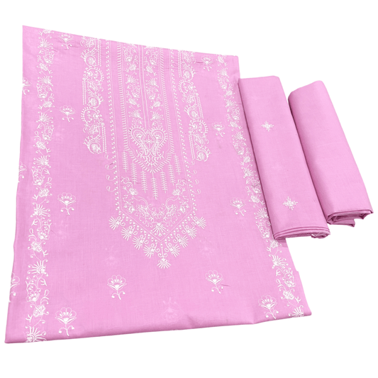 2 PIECE - EMBROIDERED LAWN SUIT SCV1-1729