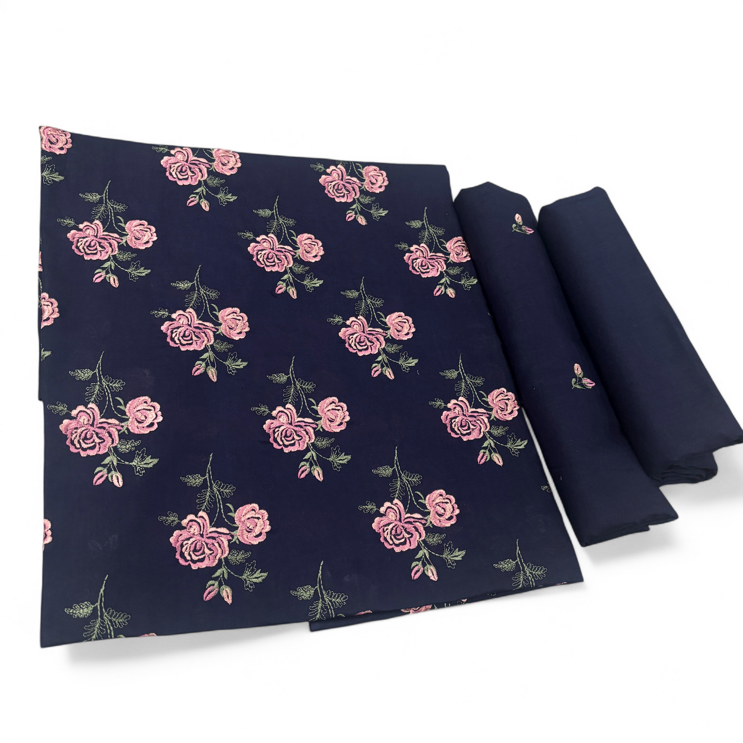 2 PIECE - EMBROIDERED LAWN SUIT SCV1-1731