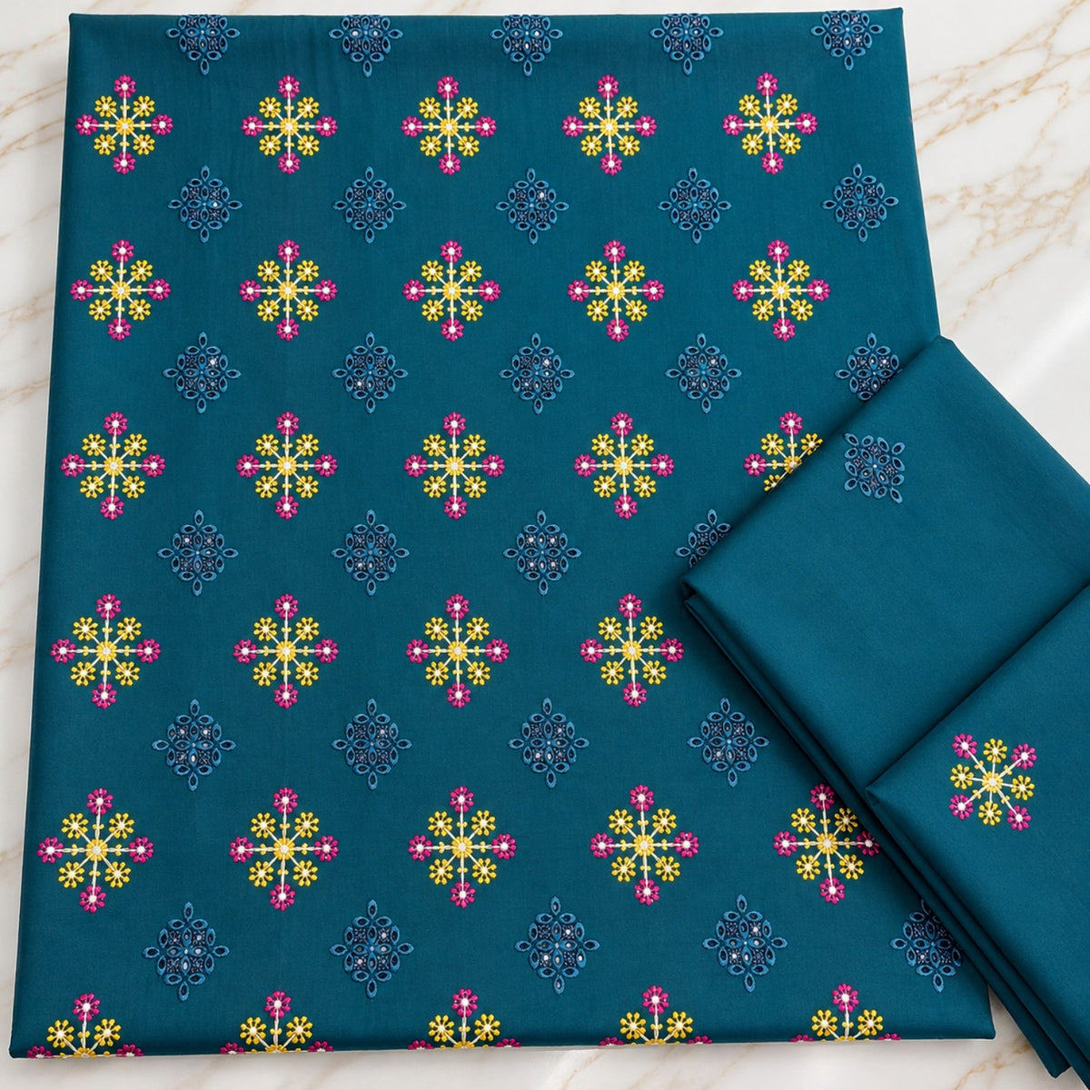 Zinc Karandi Embroidered 2-Piece Suit – TZAJ-2415 | TANIAZE